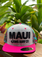 Load image into Gallery viewer, MAUI flat-brim adjustable snapback
