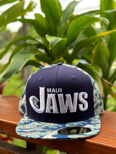 Load image into Gallery viewer, JAWS MAUI, flat-brim adjustable snapback
